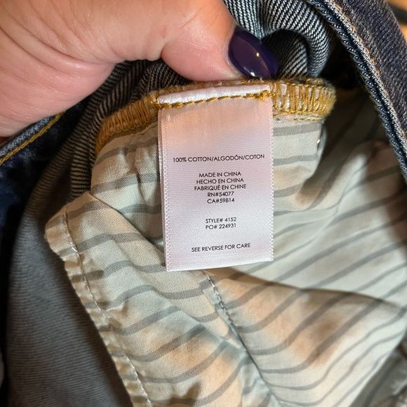 CAbi 100% BF Distressed Jeans sz 12 - Picture 6 of 6